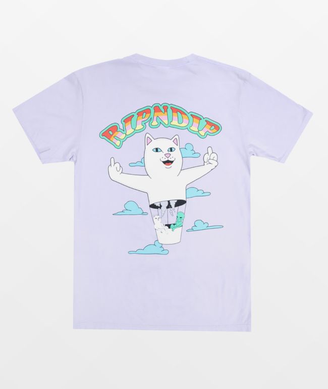 RIPNDIP Air Balloon Lavender T-Shirt