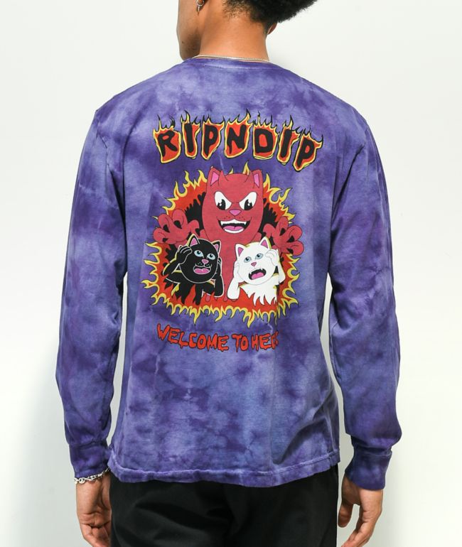 ripndip tie dye t shirt