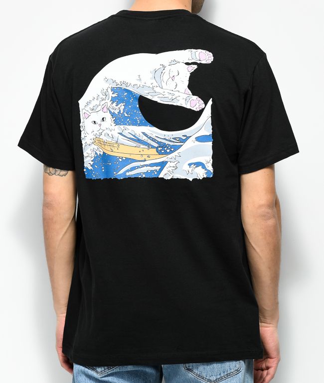 RIPNDIP Great Wave Of Nerm Black T-Shirt