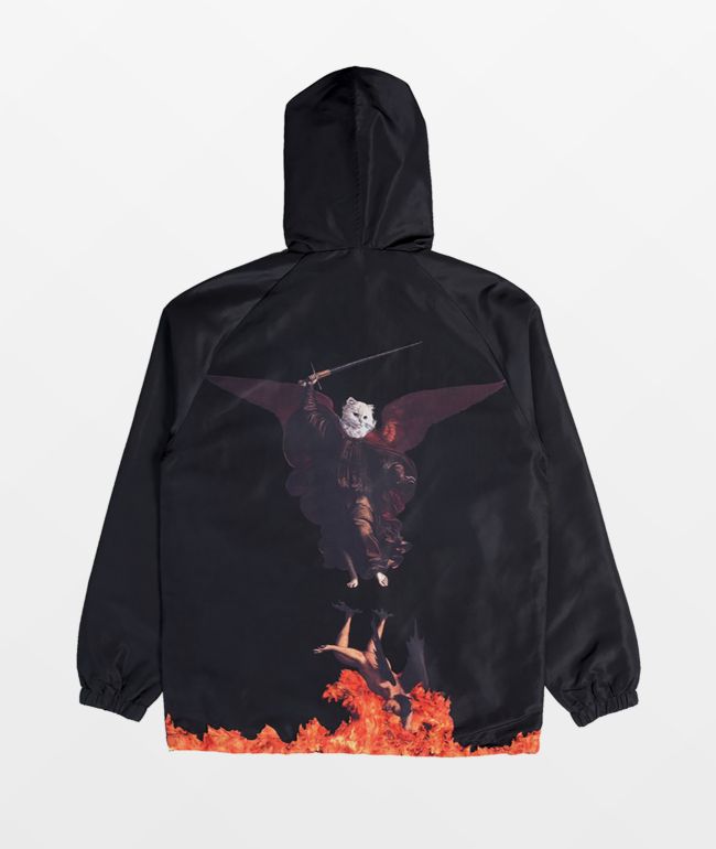 RIPNDIP Hell Pit Black Coaches Jacket