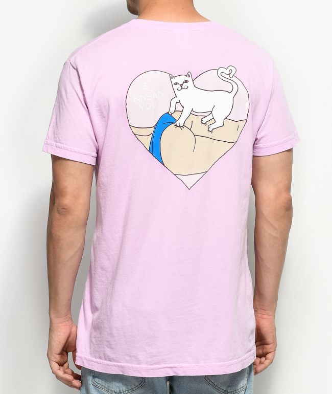 Download RIPNDIP I Knead You Pink Pocket T-Shirt | Zumiez