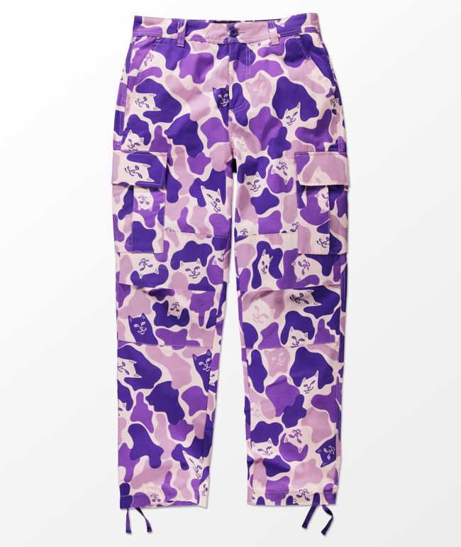 light purple cargo pants