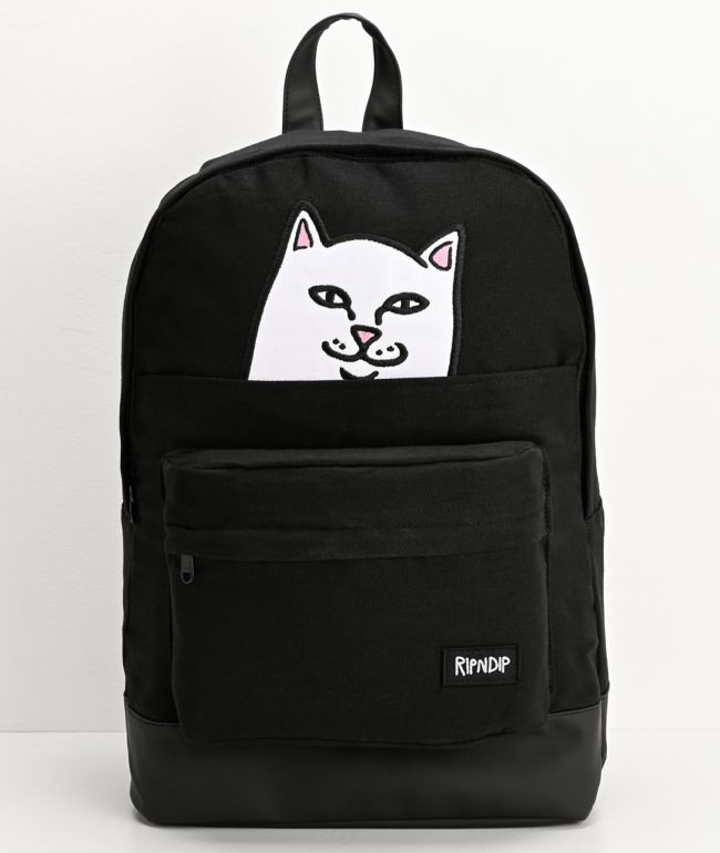 RIPNDIP Lord Nermal Black Backpack