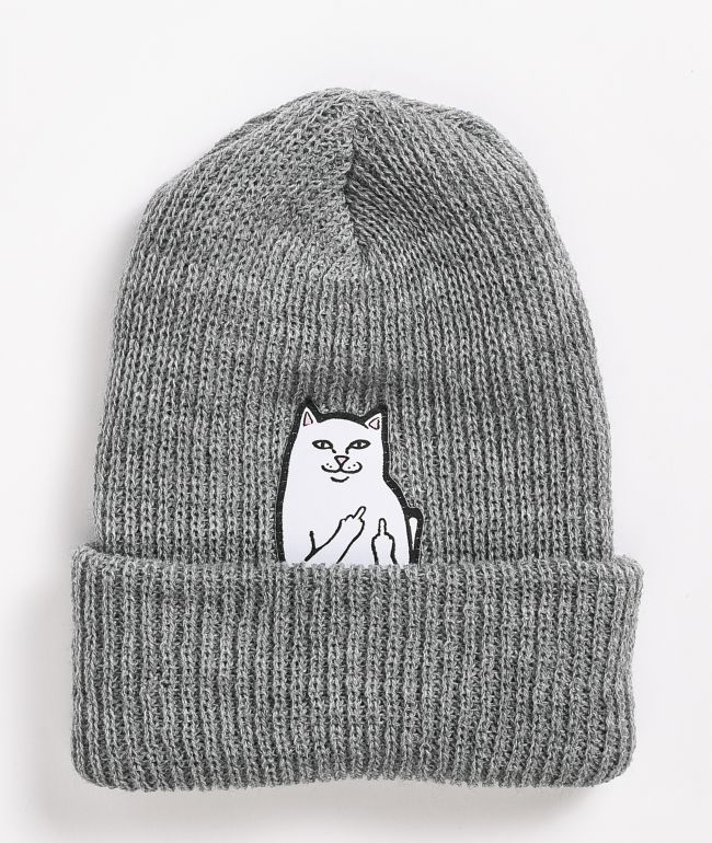 RIPNDIP Lord Nermal Heather Beanie
