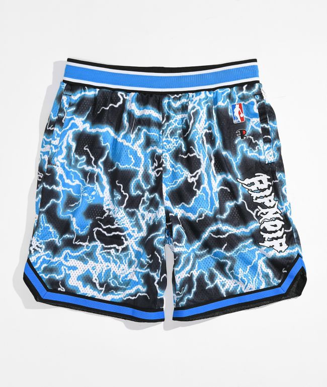 RIPNDIP Nikola Black & Blue Basketball Shorts