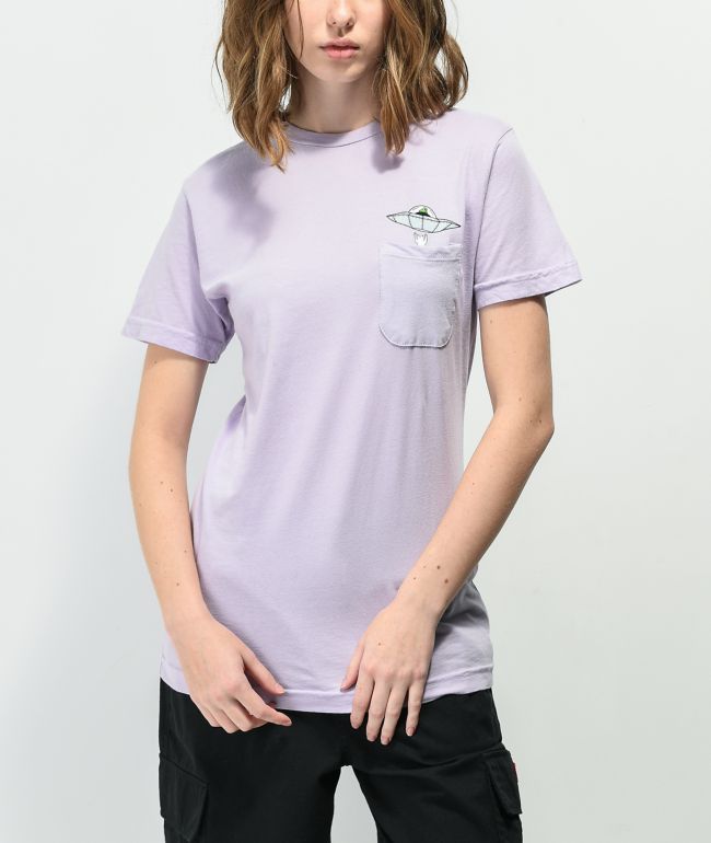 RIPNDIP Probe Pocket Purple Boyfriend Fit T-Shirt