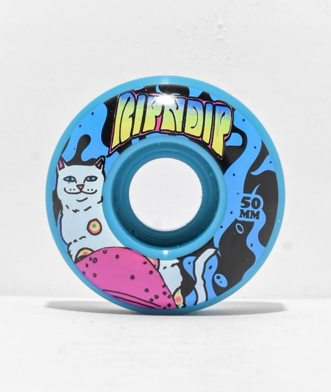 RIPNDIP Psychedelic 52mm Blue Skateboard Wheels