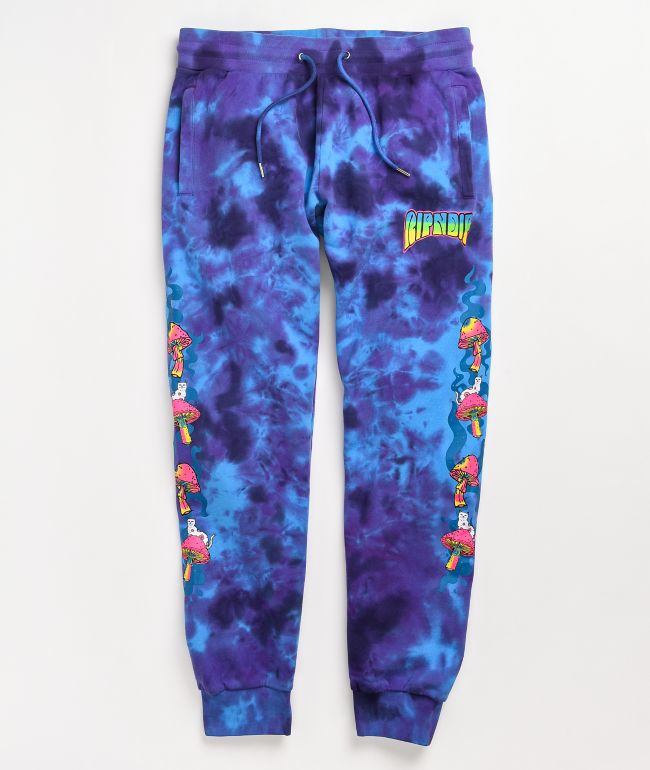 purple tie dye jogger set
