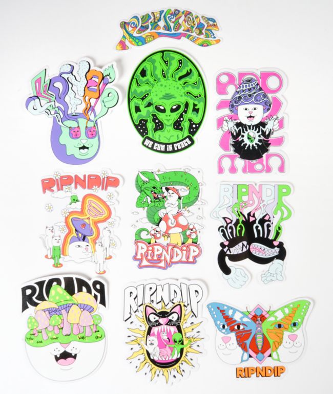 RIPNDIP Tribe Sticker Pack
