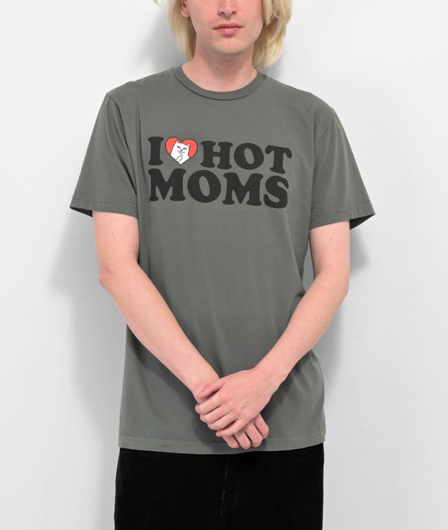 RIPNDIP x Danny Duncan I Love Hot Moms Grey T-Shirt