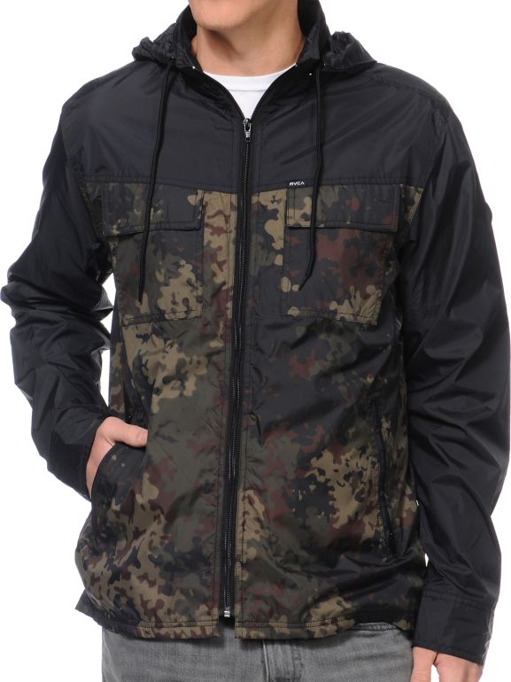 rvca camo jacket