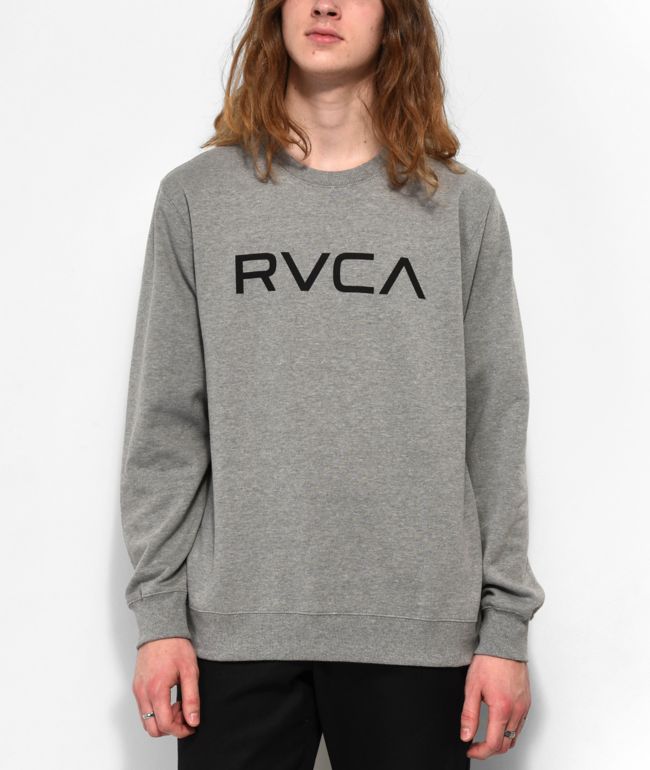 RVCA Big Grey Crewneck Sweatshirt 
