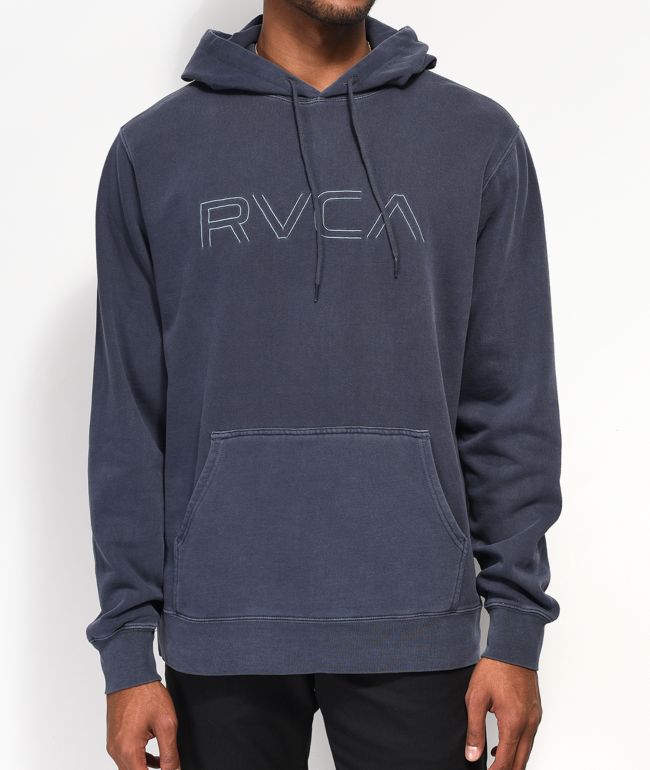 grey rvca hoodie