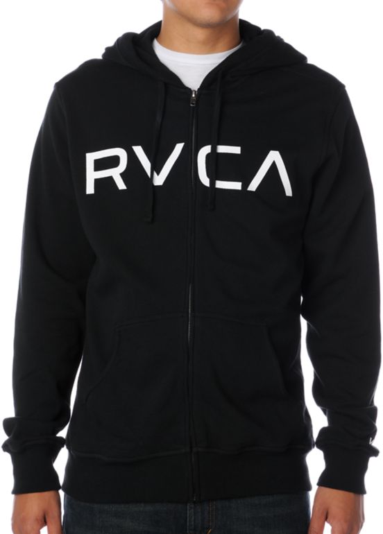rvca black hoodie