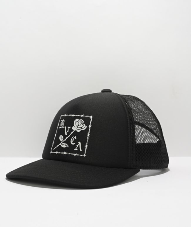 RVCA Hilo Black & White Trucker Hat