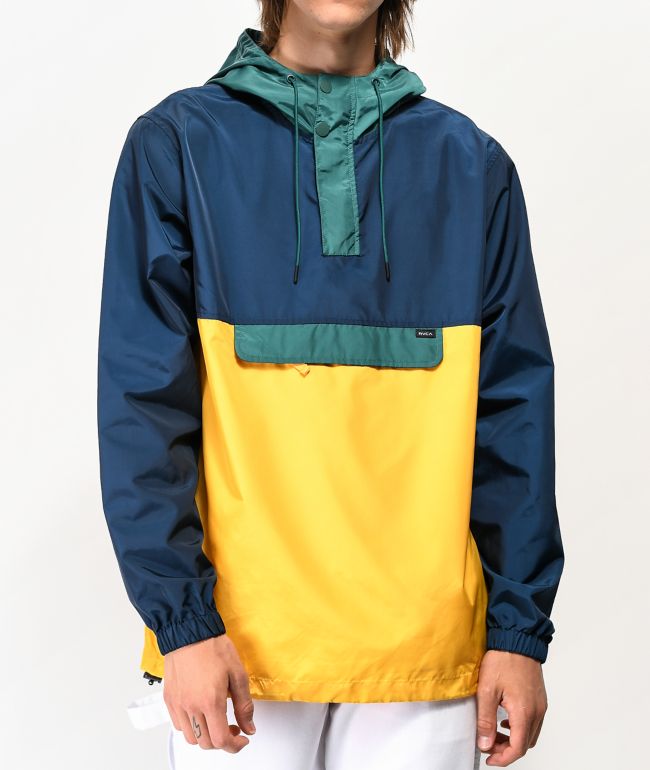 yellow anorak jacket
