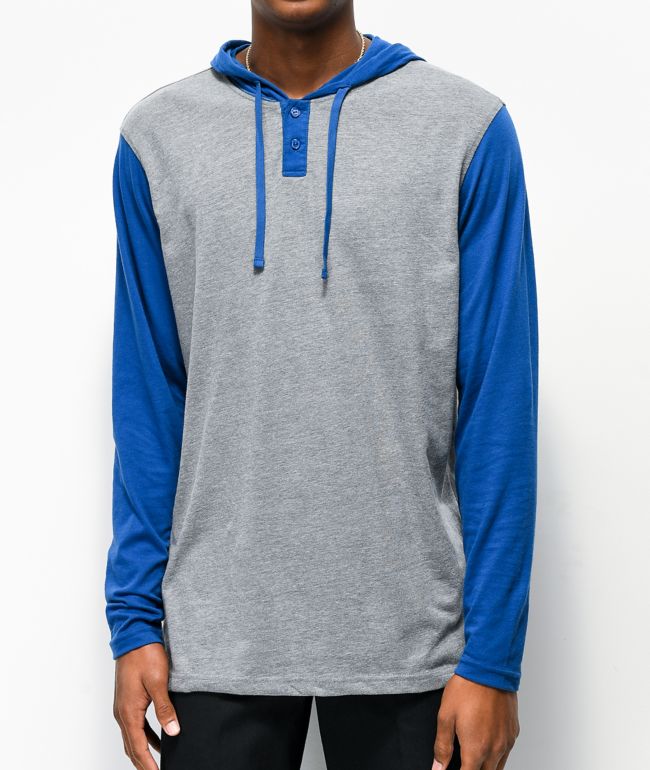 rvca hoodie grey