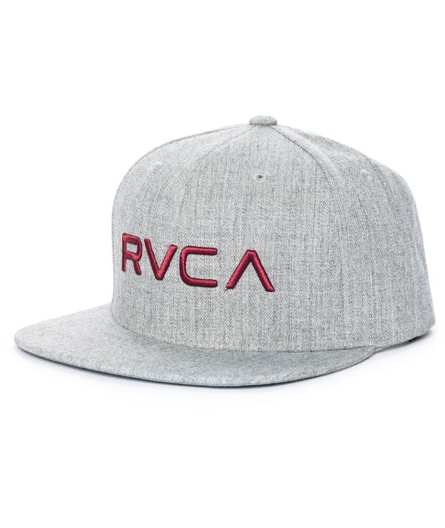 grey rvca hat