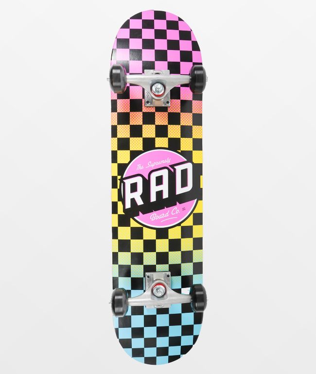 Rad Checkers Dude 7.75" Skateboard Complete