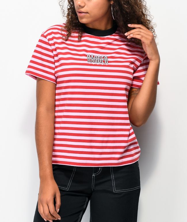 red shirt with jeans