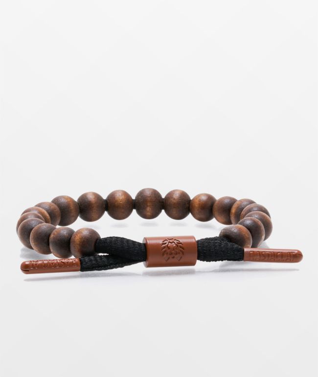 Rastaclat Karma Truth pulsera de cuentas marrones