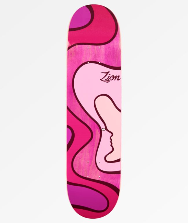 deres Fancy fløjte Real Zion Love 8.06" Purple Skateboard Deck