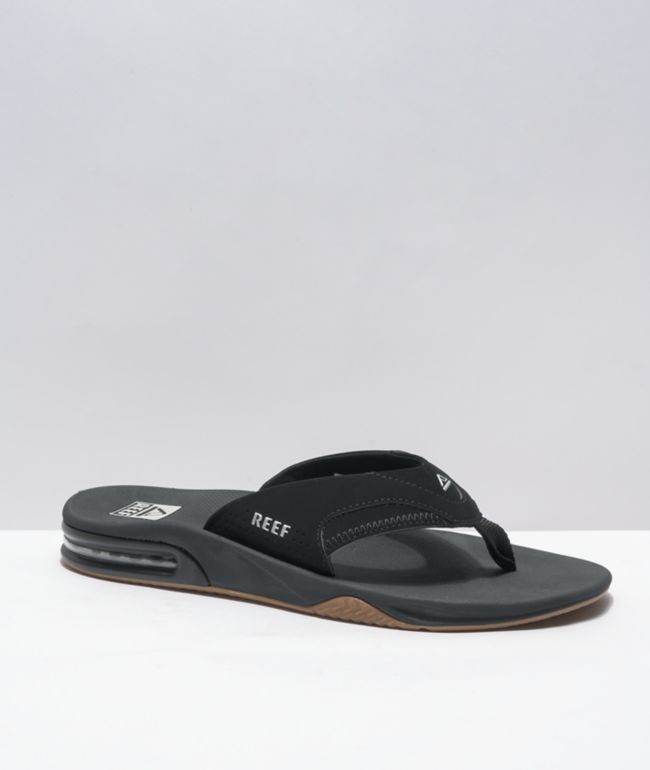 Reef Fanning 1.0 Black & Silver Sandals