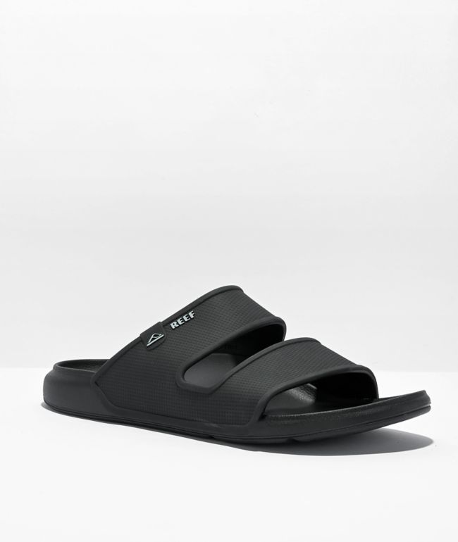 Oasis Double Up Black Sandals