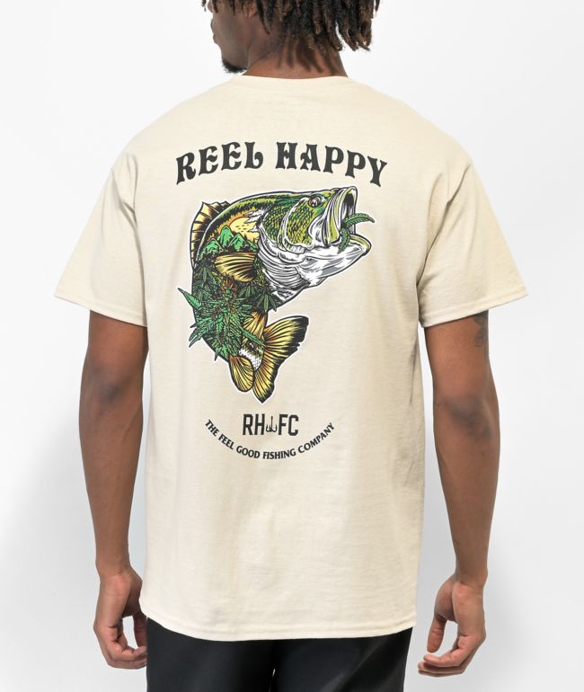 Reel Happy Co. Greenfield camiseta beige