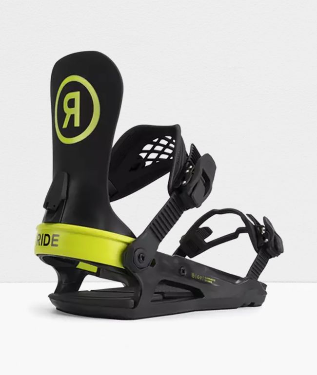 Ride Snowboard Bindings Toothed Ankle Ladders Straps in Lime x 2 