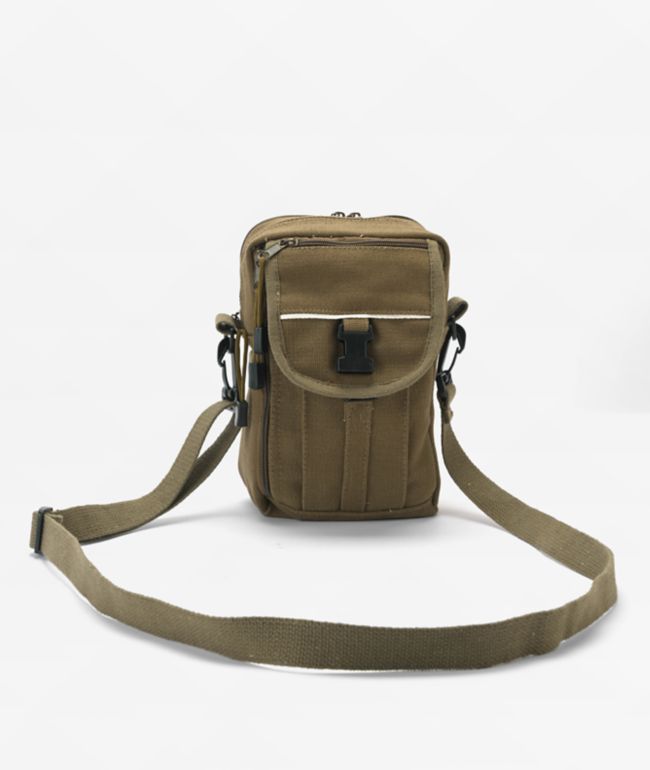 Rothco Olive Canvas Crossbody Bag