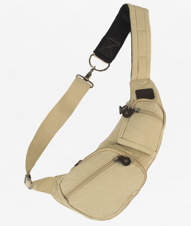 Rothco Vintage Khaki Crossbody Bag