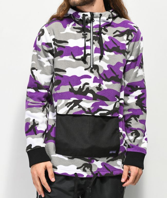 Rothco - Hooded Pullover Ultra Violet Camo Sweatshirt