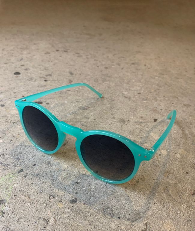 matte green sunglasses