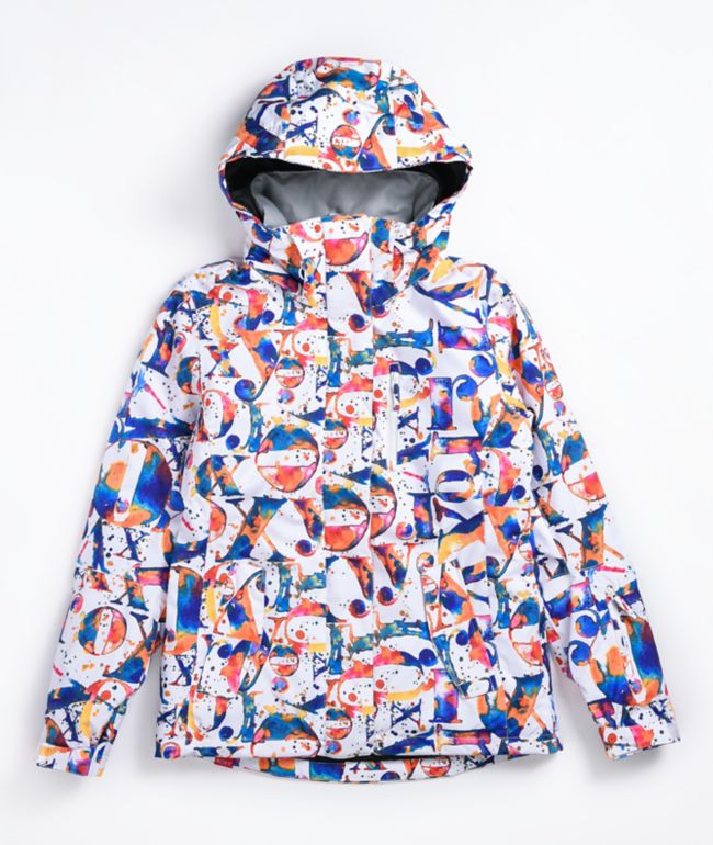Ocean Depths Leopold All Sizes Details about   Roxy Rx Jetty Girls Jacket Snowboard 