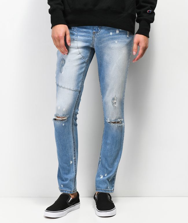 rustic blue jeans
