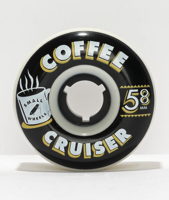 SML. Coffee Cruiser 58mm 78a Black Cruiser Wheels