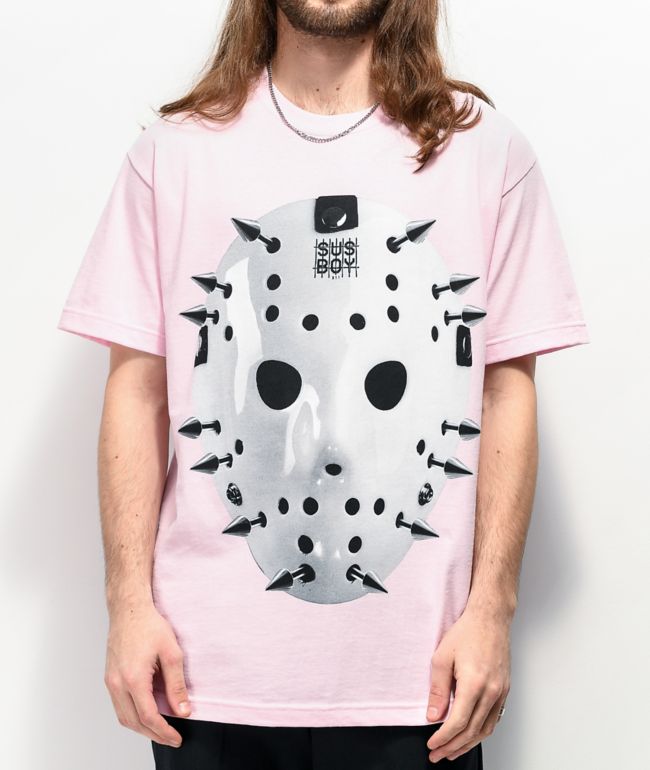 SUS BOY Hockey Mask Pink T-Shirt