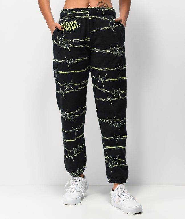 swixxz lightning black sweatpants