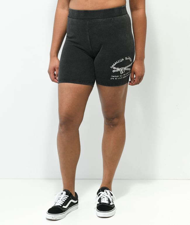 SWIXXZ Paranoia Chains Black Wash Bike Shorts