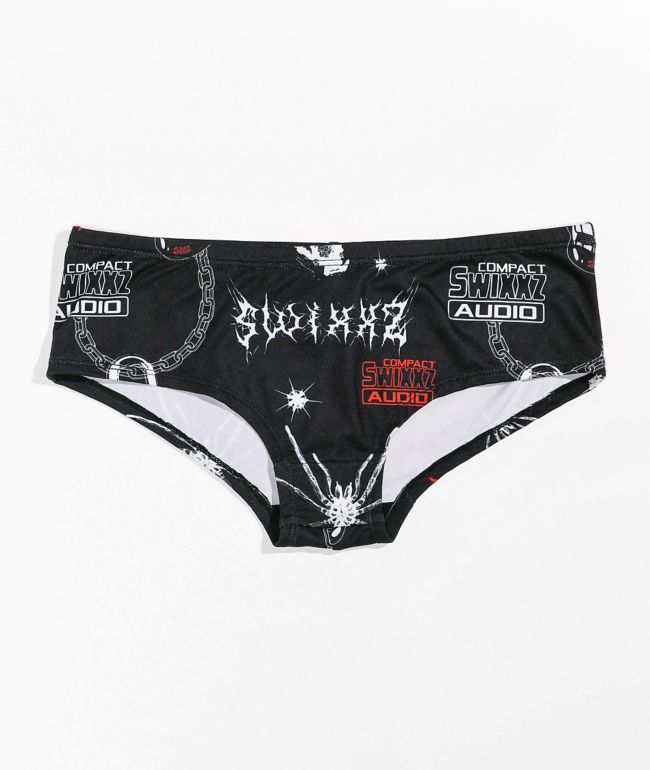 SWIXXZ Trouble All Over Print Boyshort Underwear