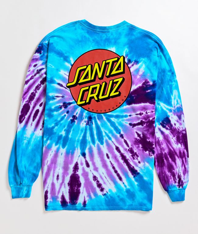 santa cruz tie dye long sleeve