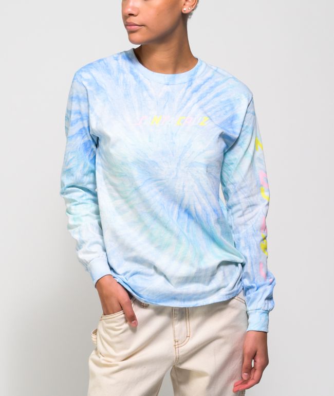 Santa Cruz Color Strip Blue Ice Tie Dye 