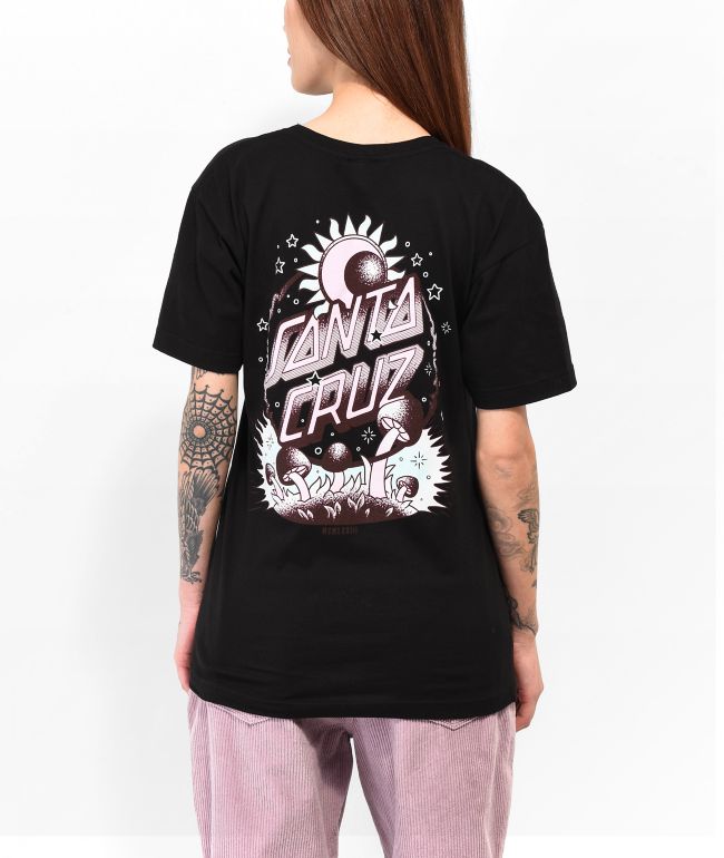 Santa Cruz Dark Arts Dot V2 Black Boyfriend T-Shirt