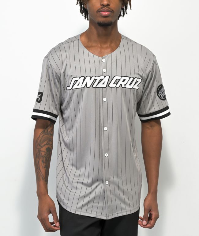 Santa Cruz Dryden Camiseta de béisbol gris