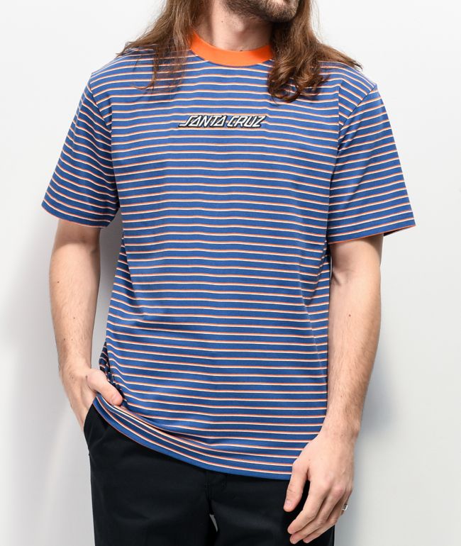blue orange t shirt