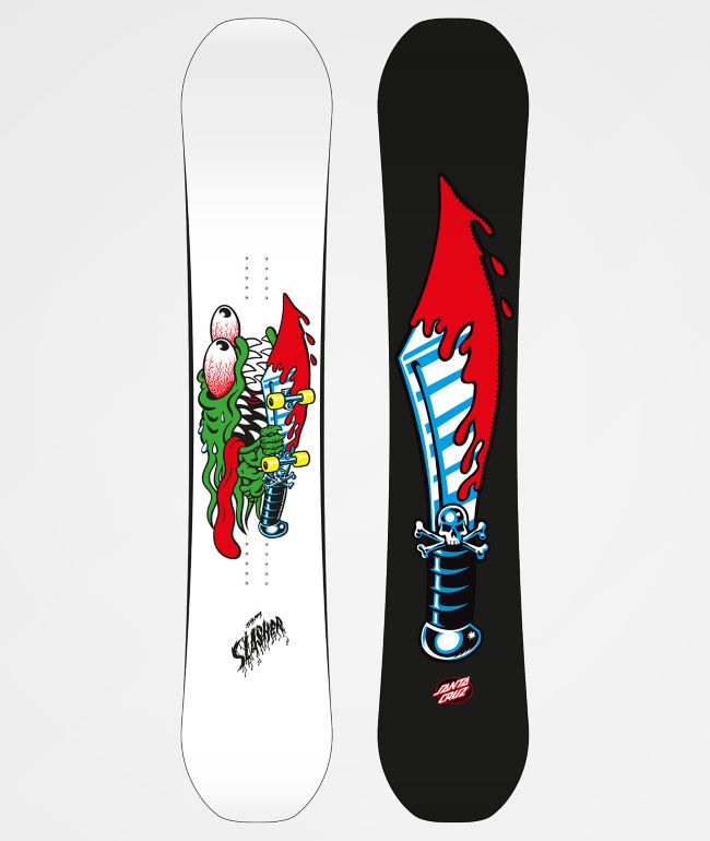 Santa Cruz Grommet Slasher 2020 tabla de snowboard blanca