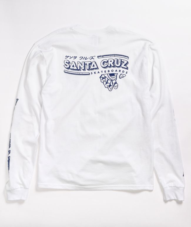 white santa cruz long sleeve
