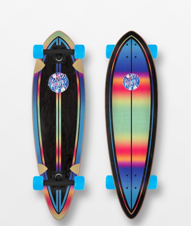 Santa Cruz Iridescent Dot 33" Cruiser Skateboard Complete