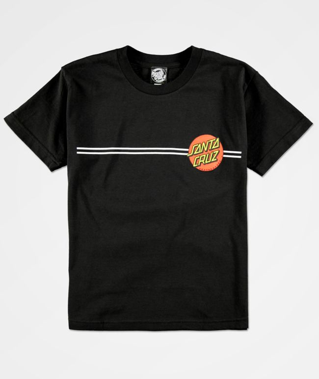 Santa Cruz Kids Classic Dot Black T-Shirt